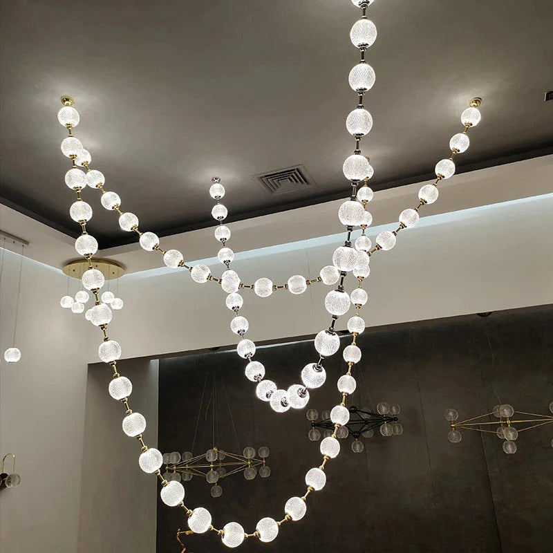 Esle Modern Pearl Necklace Chandelier