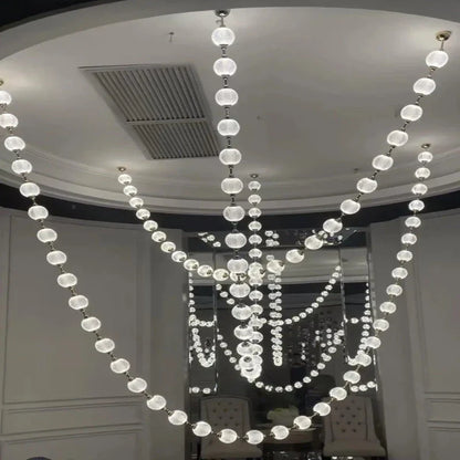 Esle Modern Pearl Necklace Chandelier