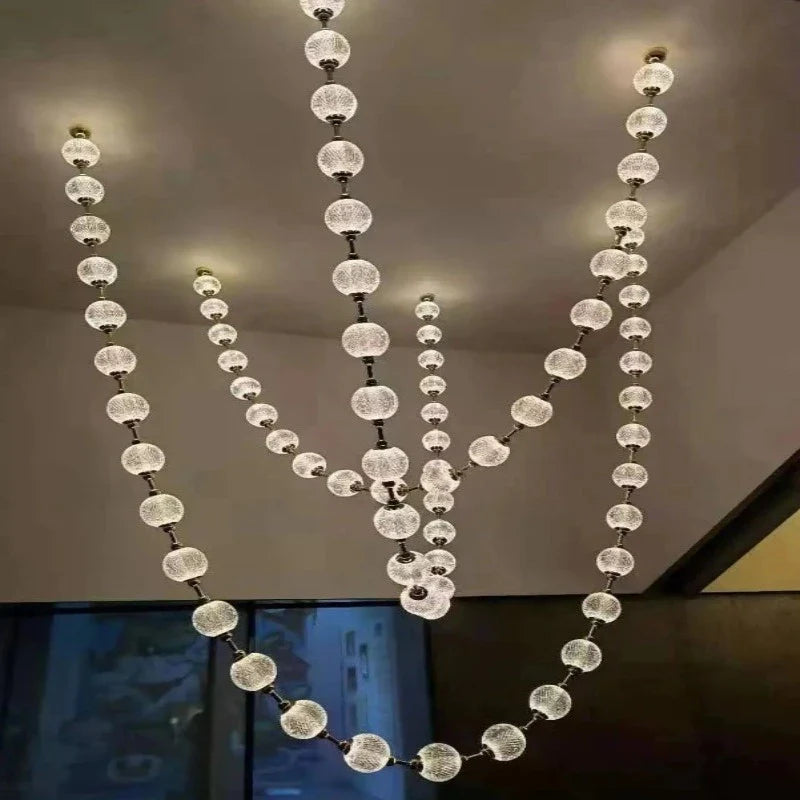 Esle Modern Pearl Necklace Chandelier