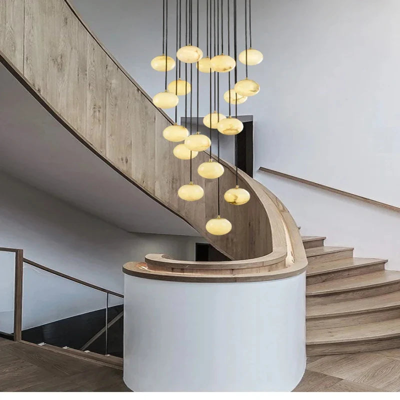 Faye Marble Bubble Chandelier