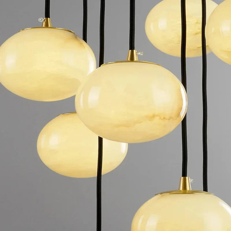 Faye Marble Bubble Chandelier