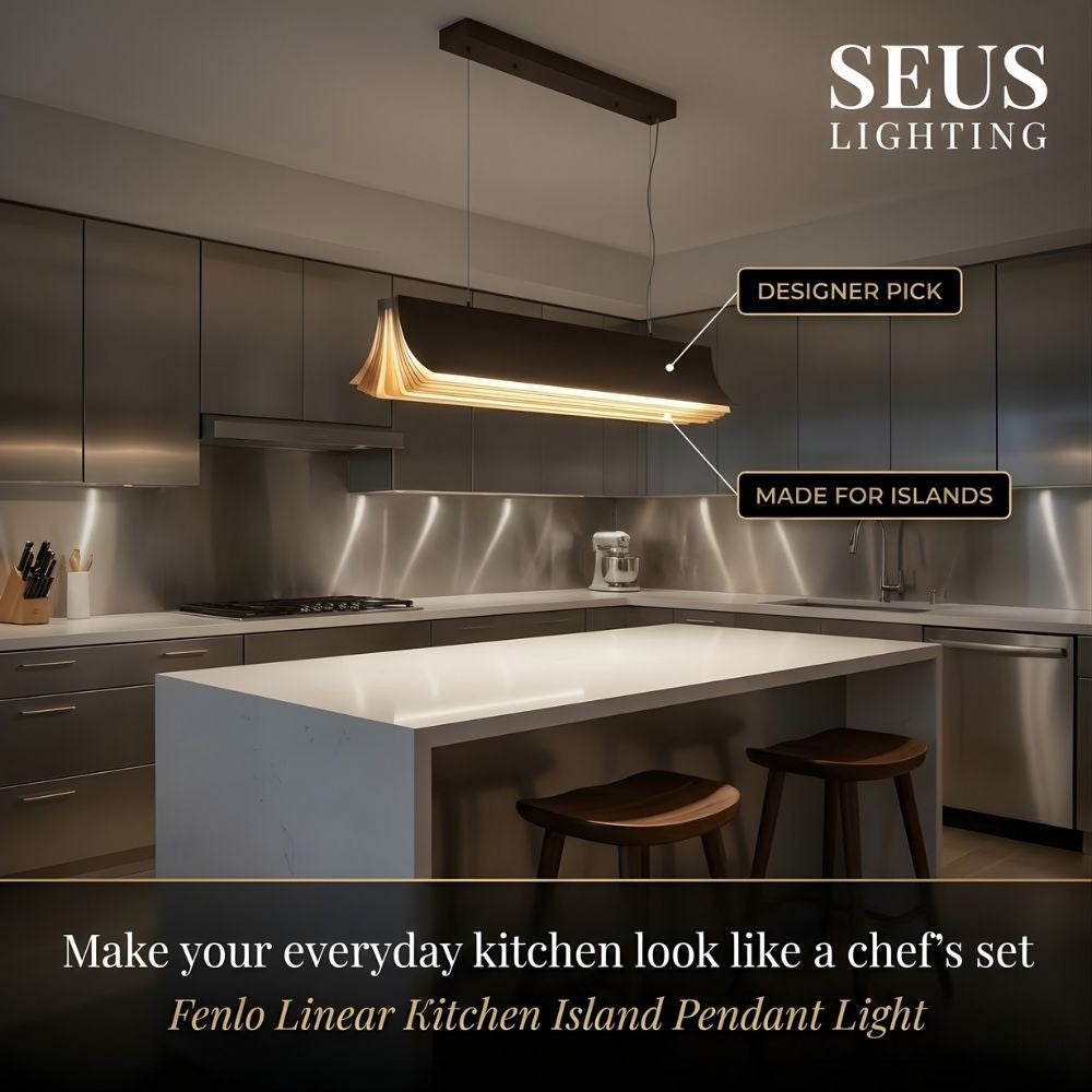 Fenlo Linear Kitchen Island Pendant Light