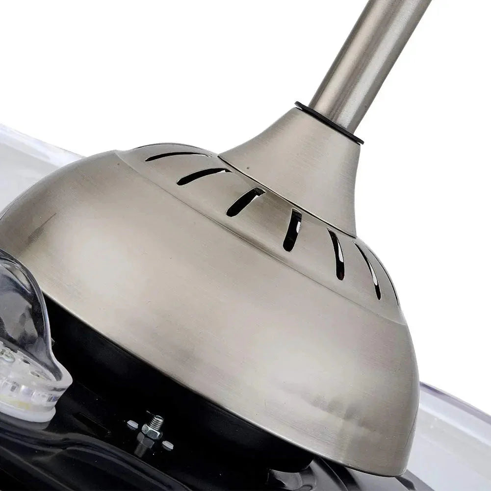 Modern 42" Crystal Fandelier Ceiling Fan - Gold&Silver