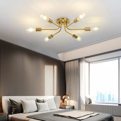 Flush Mount Linear Chandelier
