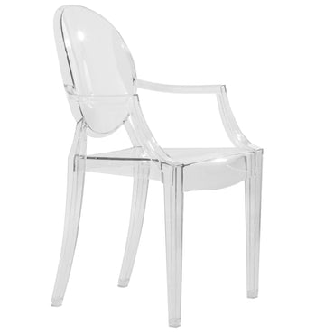 Tyra Modern Acrylic Dining Side Chair - Set of 4