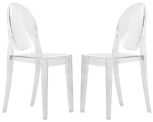 Harry Acrylic Modern Chair - Set of 2