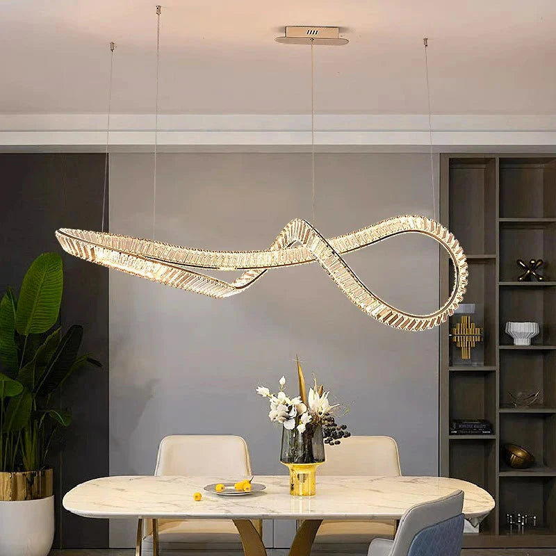 Gaia Kitchen Crystal Chandelier