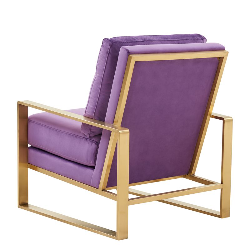 Emil Velvet Accent Armchair