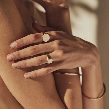 Chic Personalize Stainless Steel Custom Ring