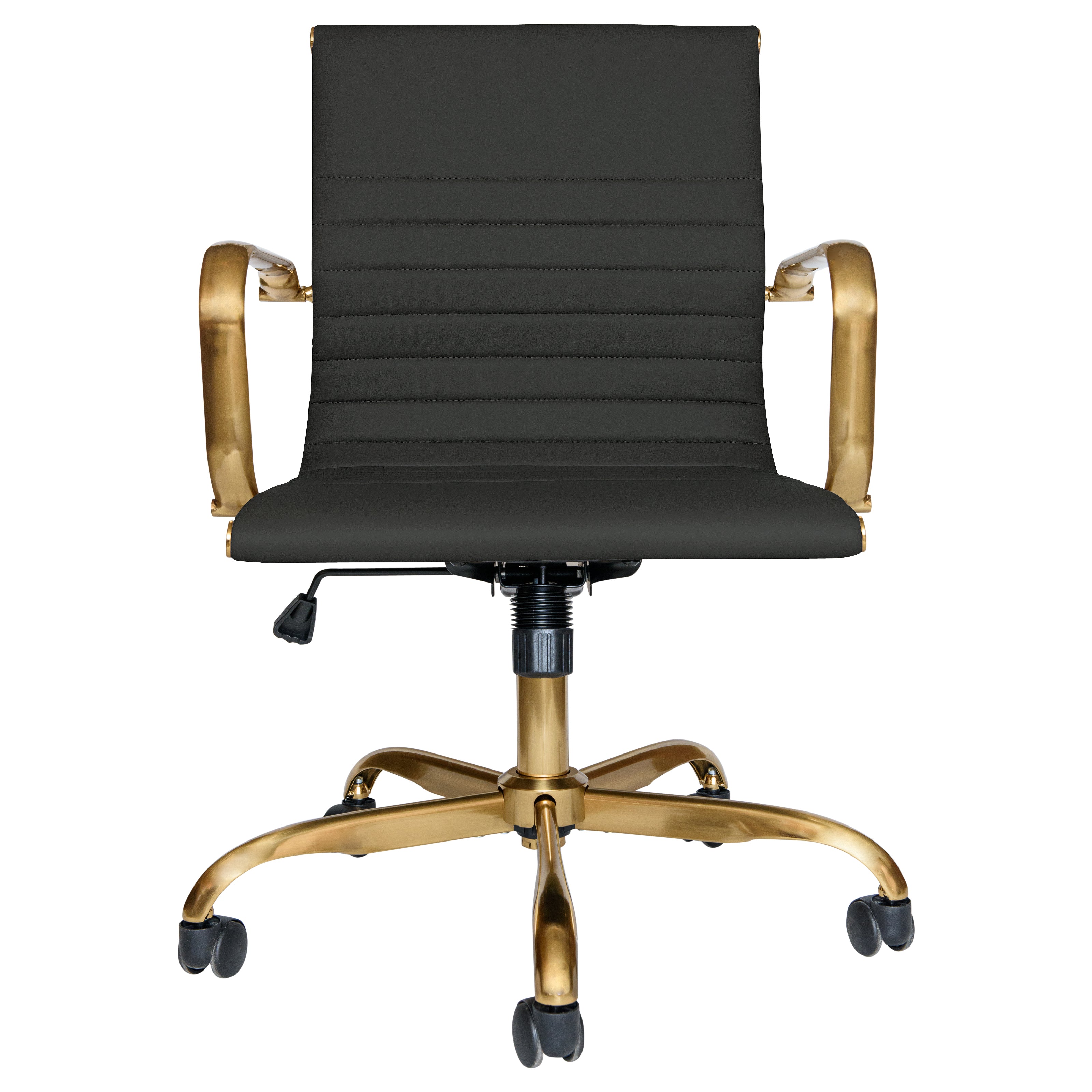 Harris Office Chair With Gold Frame