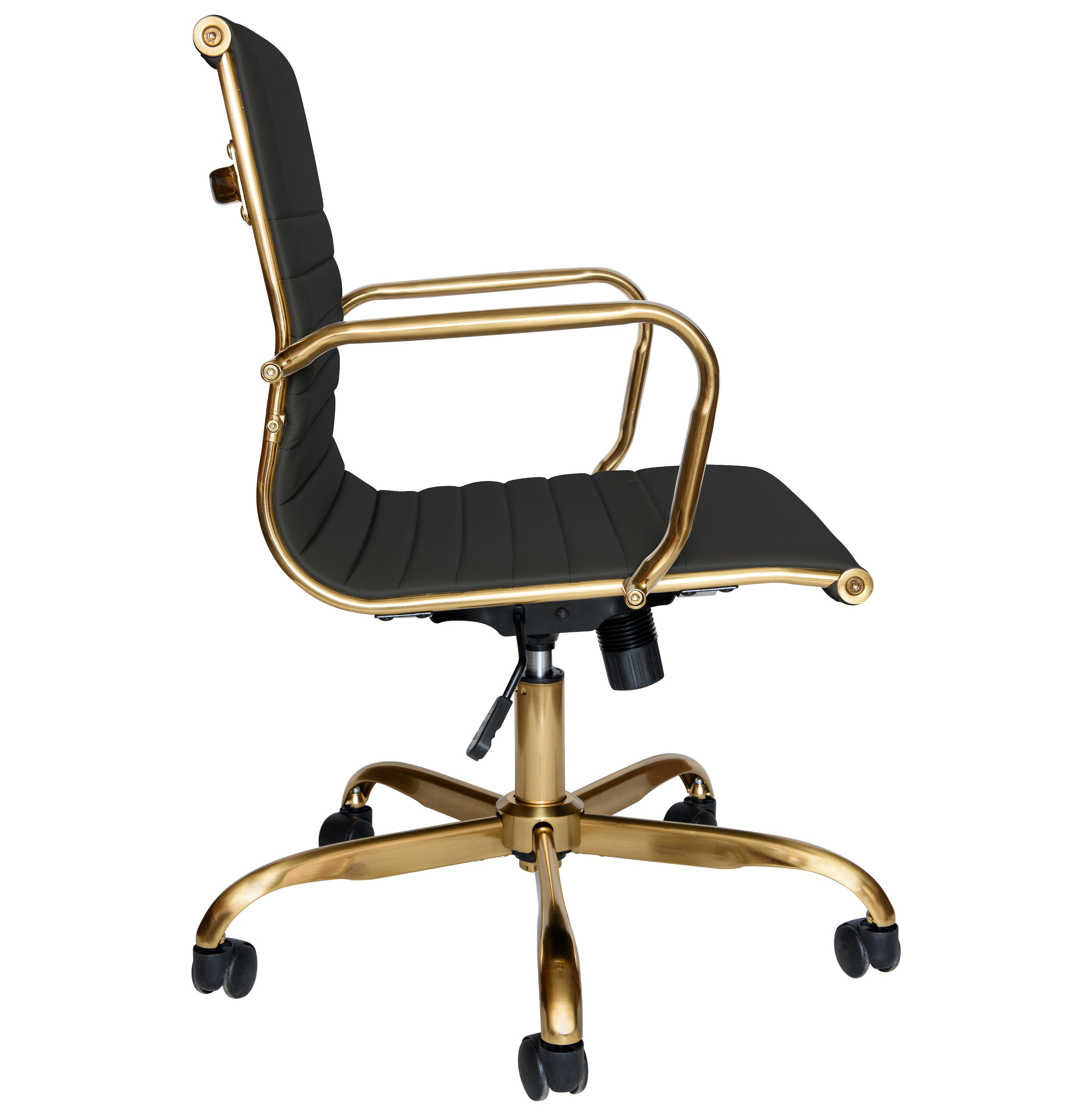 Harris Office Chair With Gold Frame