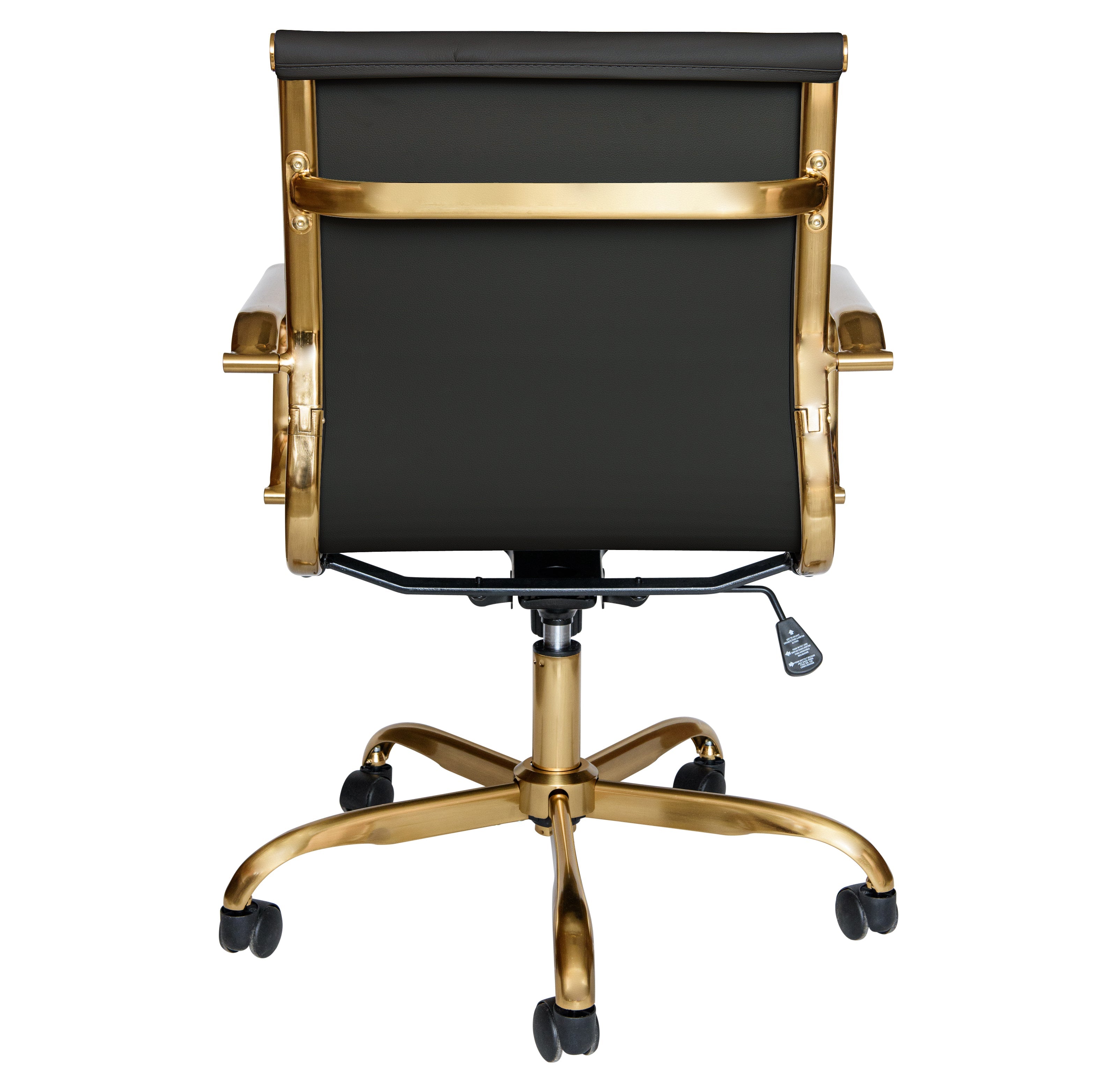 Harris Office Chair With Gold Frame