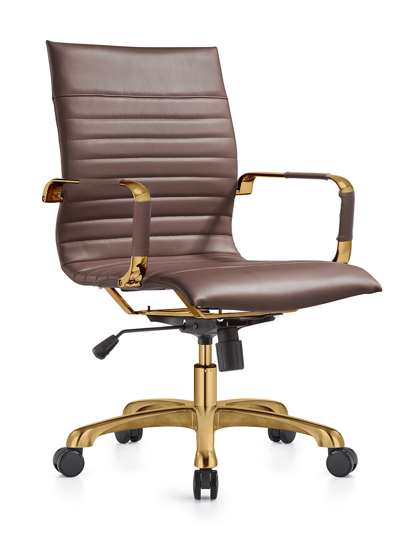 Harris Office Chair With Gold Frame