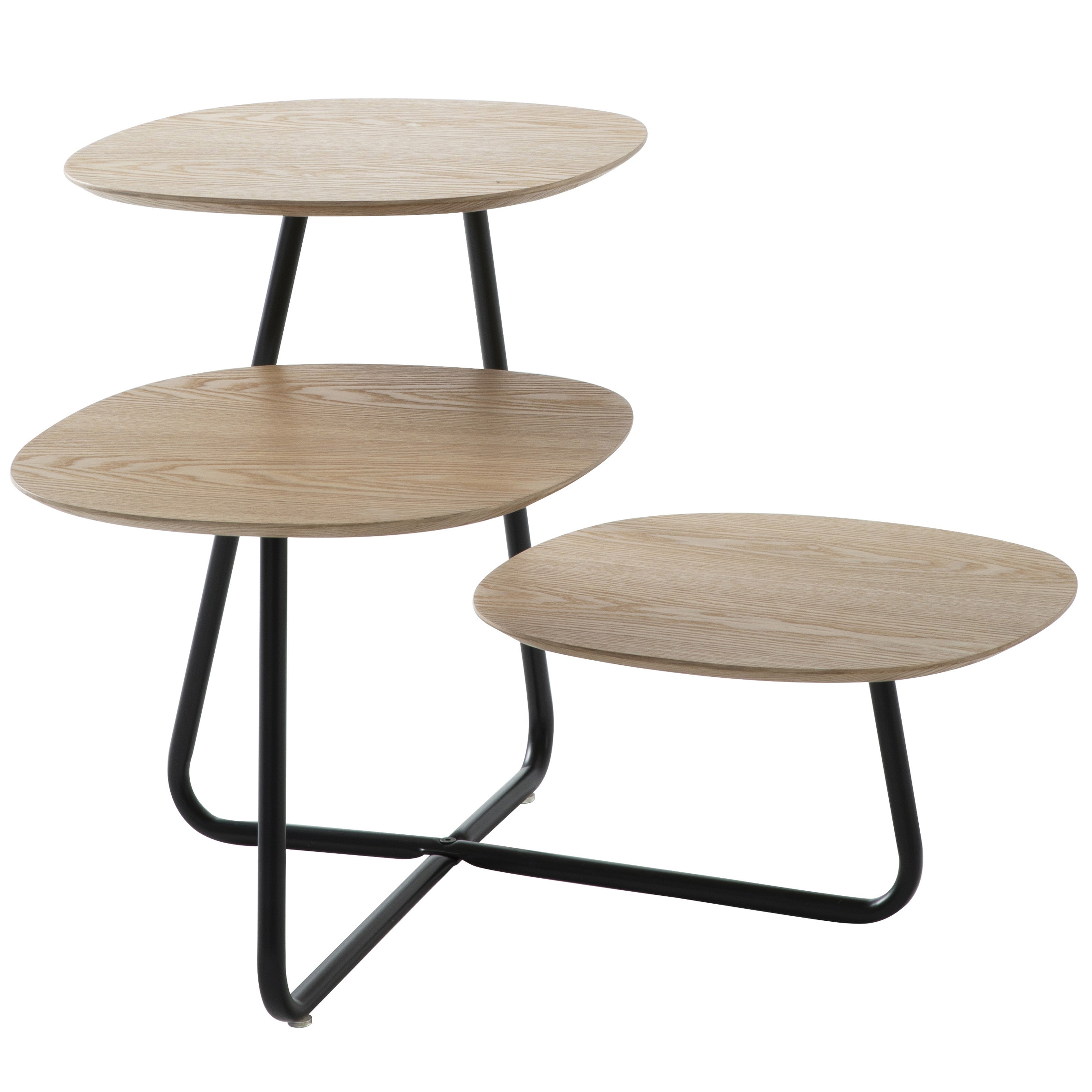 Multi Level End Table Hazelton Multi-Top End Tables with Manufactured Wood Top and Powder Co ...