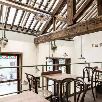 Handmade White Ceramic Pendant Light