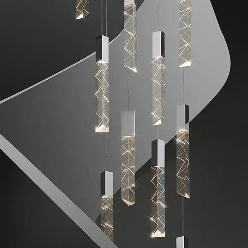 Hanging Light Fixture For Stairwell, Staircase, Hallway