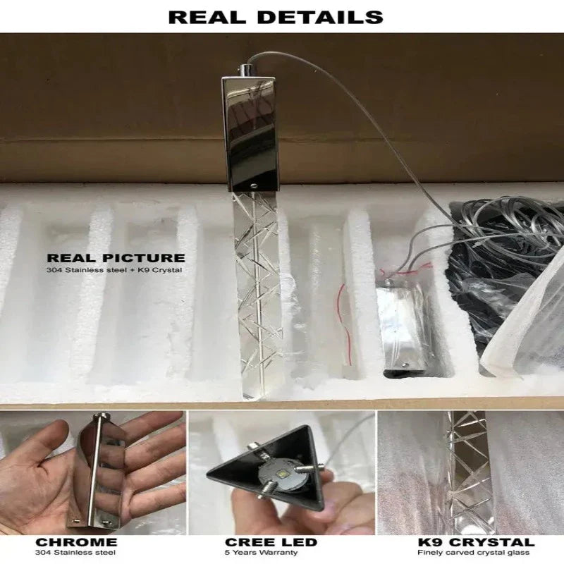 Hanging Light Fixture For Stairwell, Staircase, Hallway