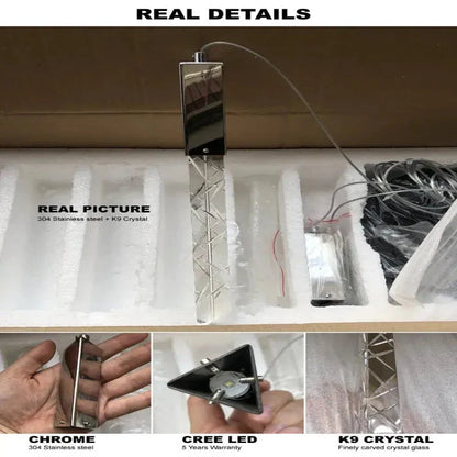 Hanging Light Fixture For Stairwell, Staircase, Hallway