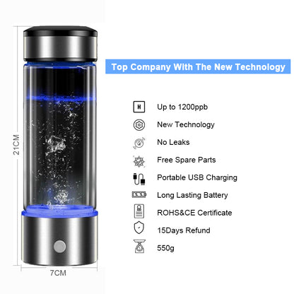 EMFURN Hydrogen Water Generator Bottle