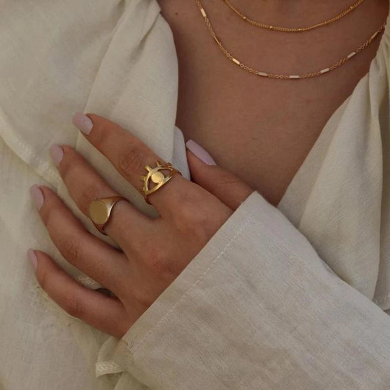 Chic Personalize Stainless Steel Custom Ring