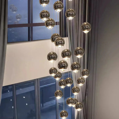 Hera Modern Bubble Staircase Chandelier