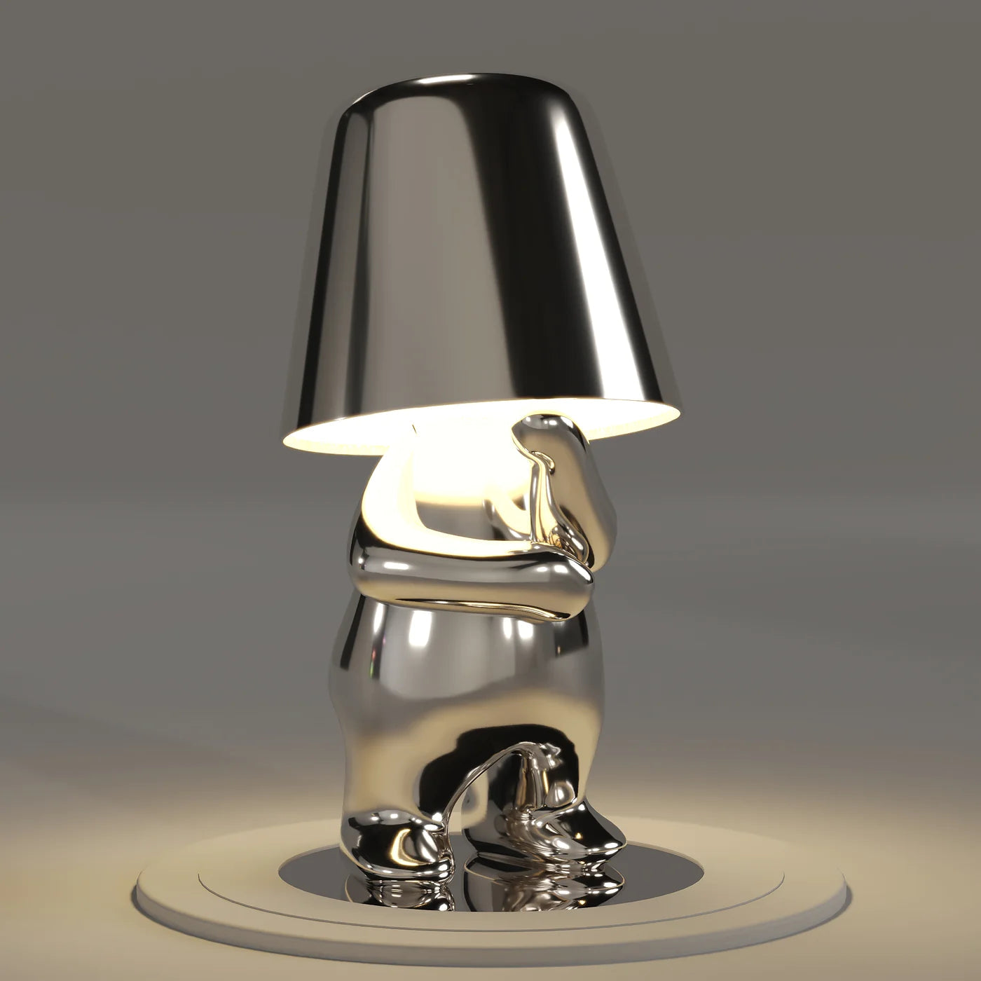 EMFURN The Italia Brothers Thinker Lamp Silver