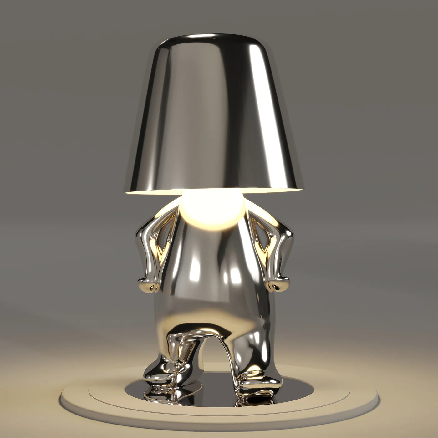 EMFURN The Italia Brothers Thinker Lamp Silver