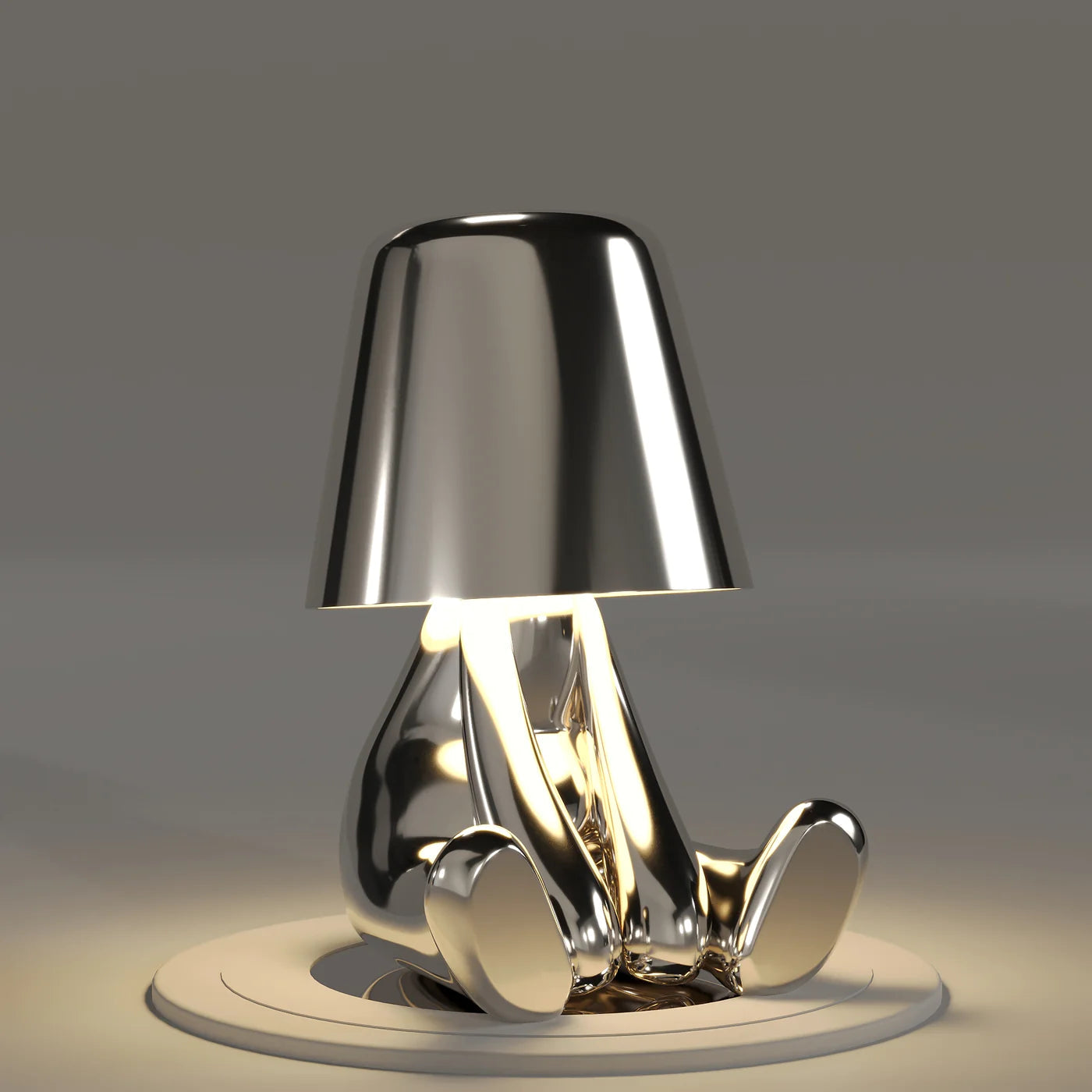 EMFURN The Italia Brothers Thinker Lamp Silver