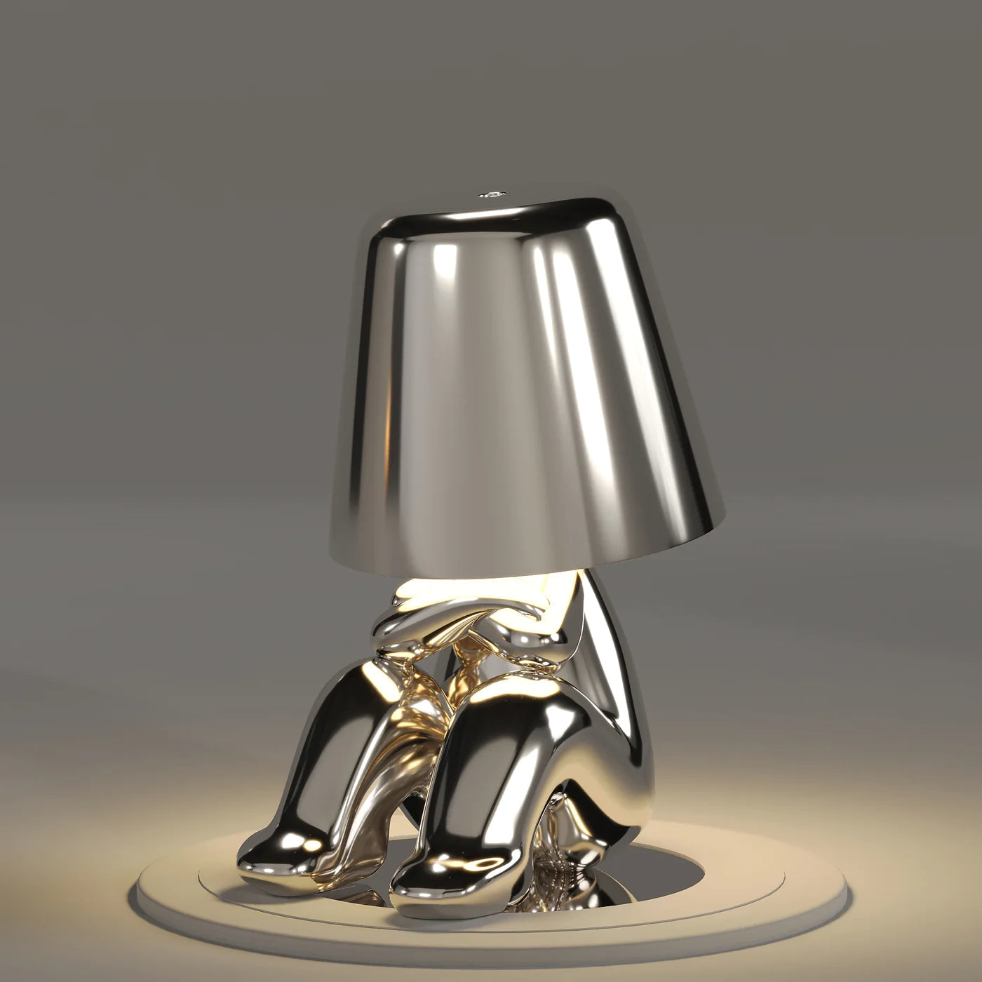 EMFURN The Italia Brothers Thinker Lamp Silver