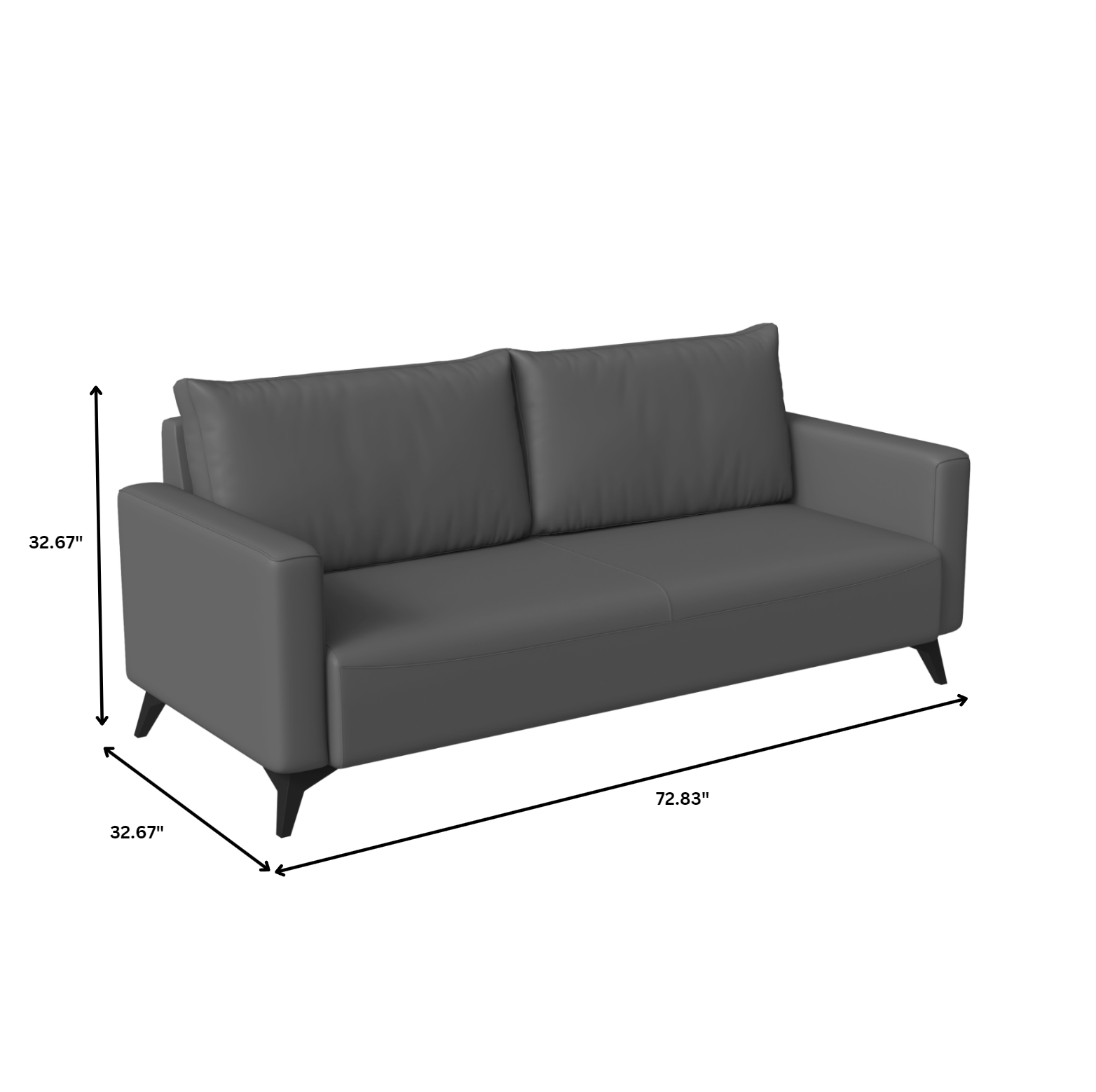 Inno Collection Three Seater Sofa In Grey