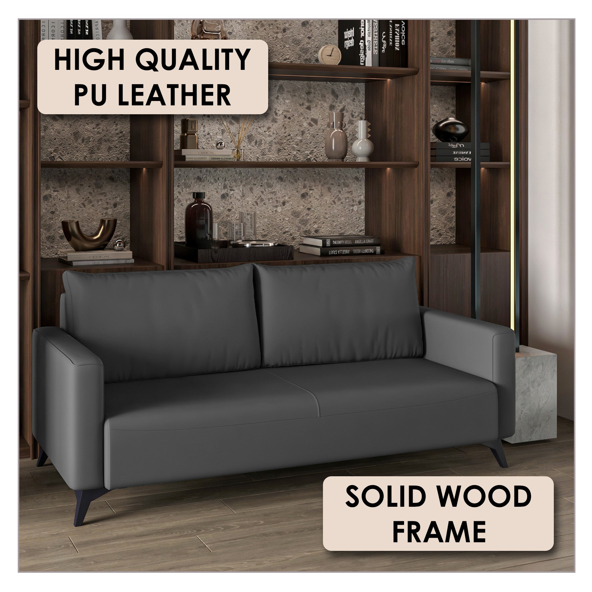 Inno Collection Three Seater Sofa In Grey