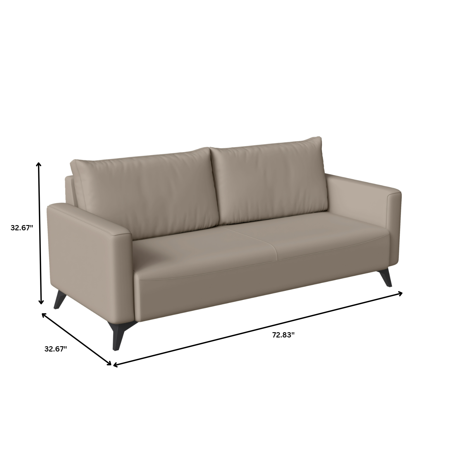 Inno Collection Three Seater Sofa In Taupe