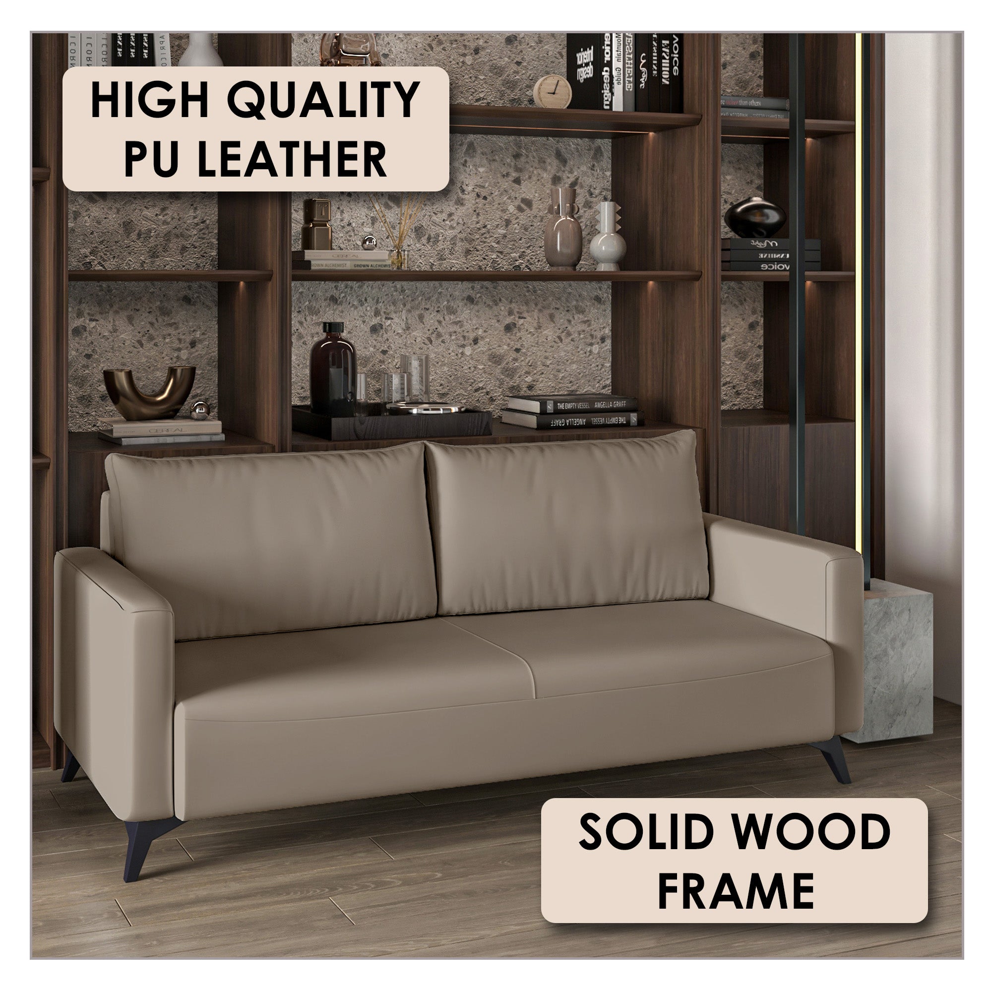 Inno Collection Three Seater Sofa In Taupe