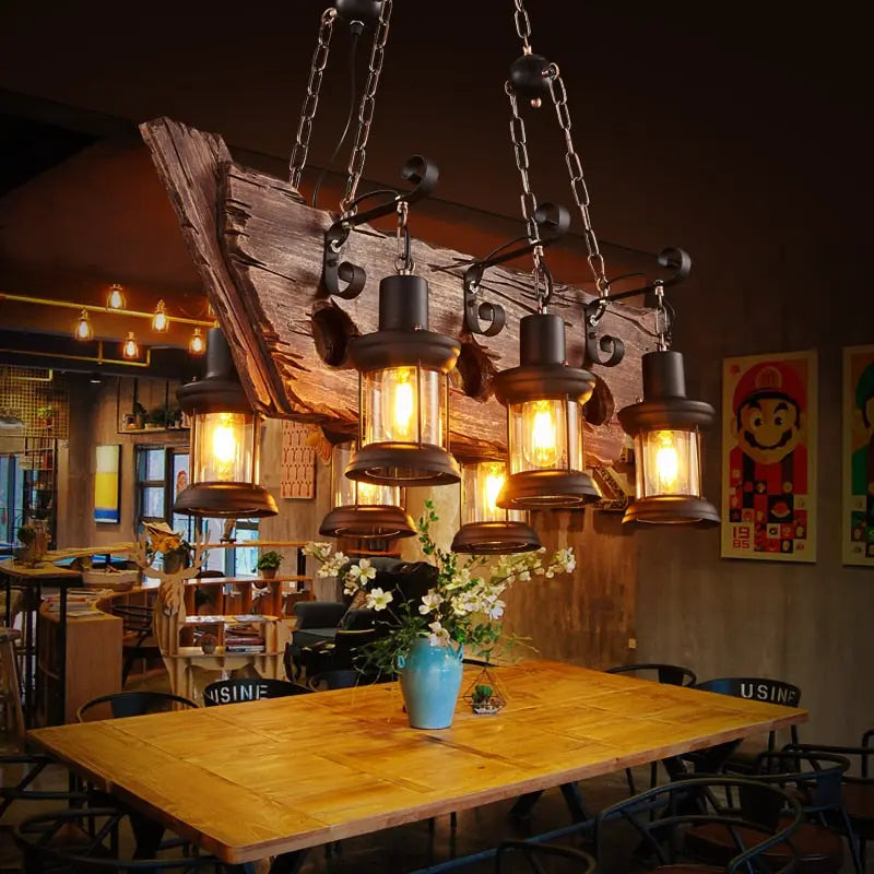 Ivy Rustic Wagon Wheel Chandelier