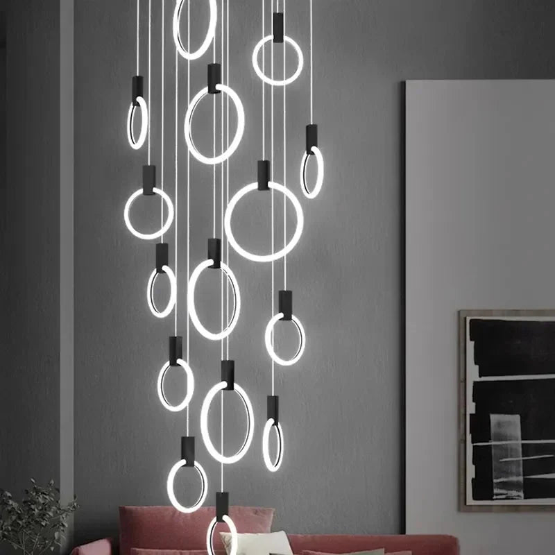Jenne Modern Stairway Chandelier - Ceiling Light