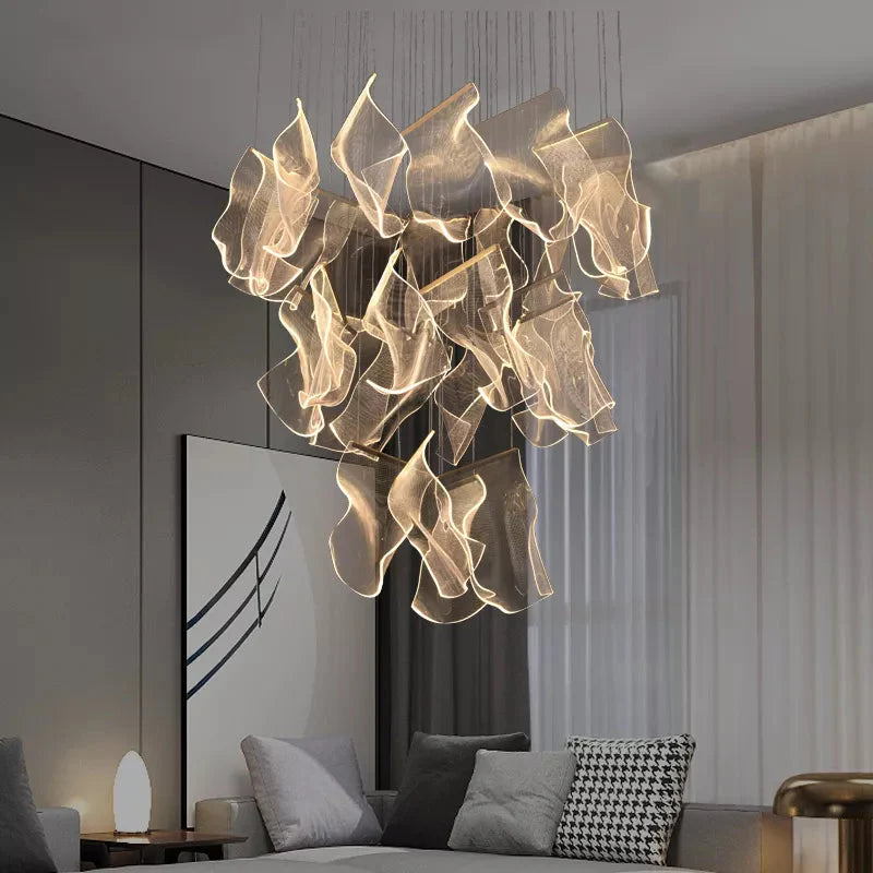 Jonas Postmodern Style Staircase Pendant Chandelier Light