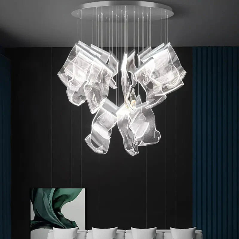 Jonas Postmodern Style Staircase Pendant Chandelier Light