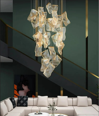 Jonas Postmodern Style Staircase Pendant Chandelier Light