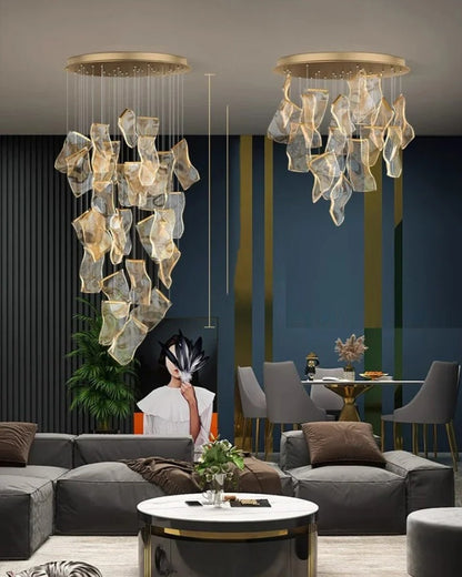 Jonas Postmodern Style Staircase Pendant Chandelier Light