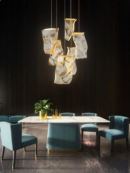 Jonas Postmodern Style Staircase Pendant Chandelier Light