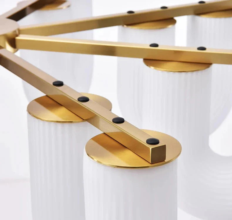 Judi Modern White Chandelier