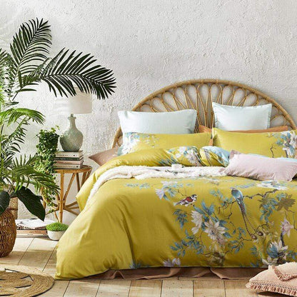Emfurn Tranquility Yellow Duvet Cover Set (Egyptian Cotton)