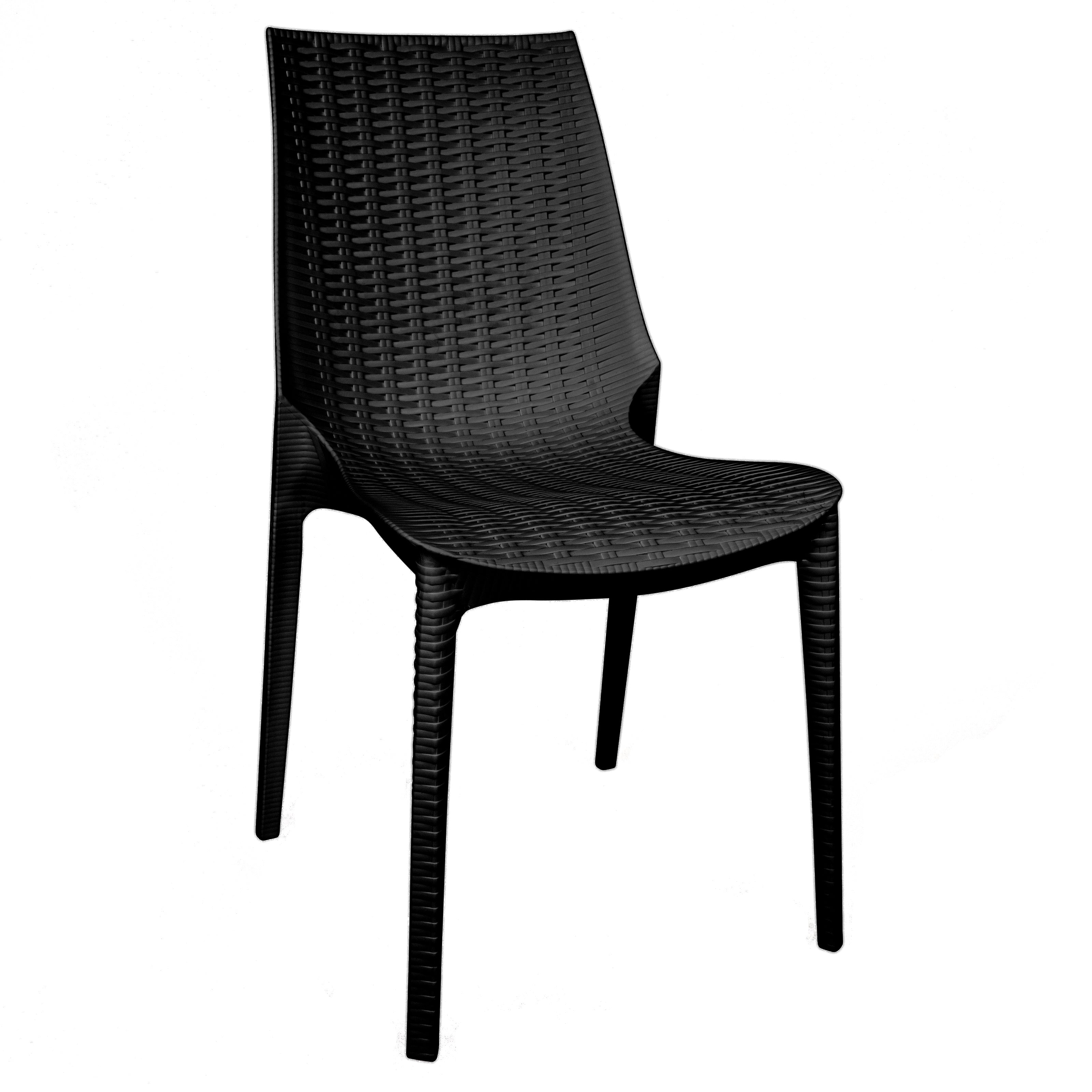 Anders Outdoor Patio Plastic Dining Chair