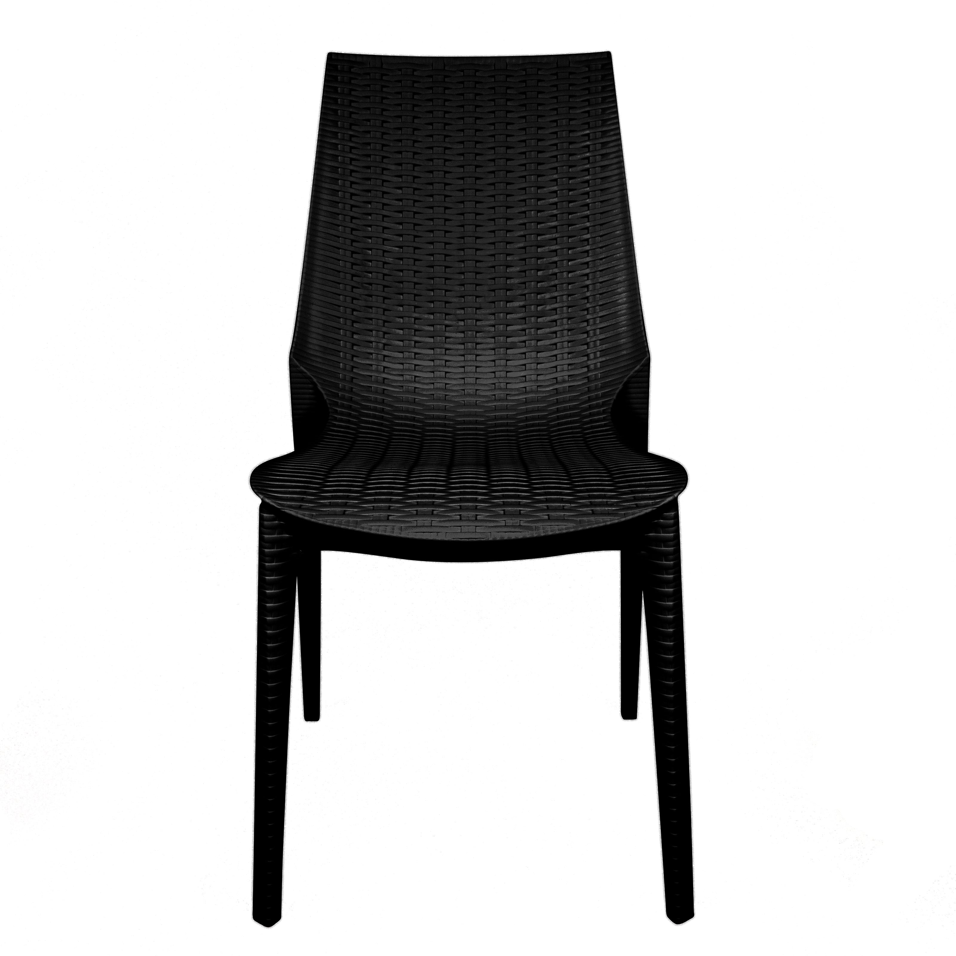 Anders Outdoor Patio Plastic Dining Chair