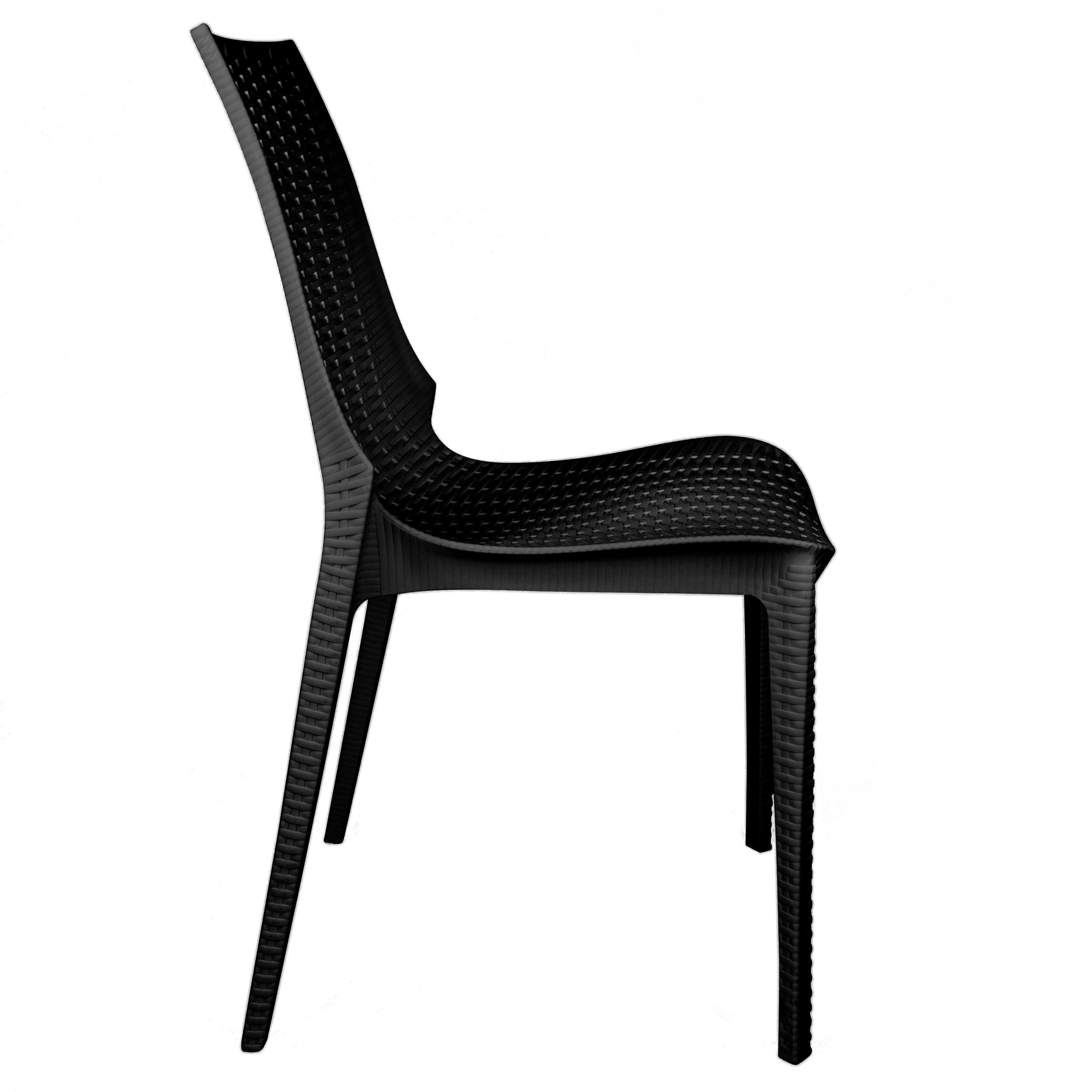 Anders Outdoor Patio Plastic Dining Chair