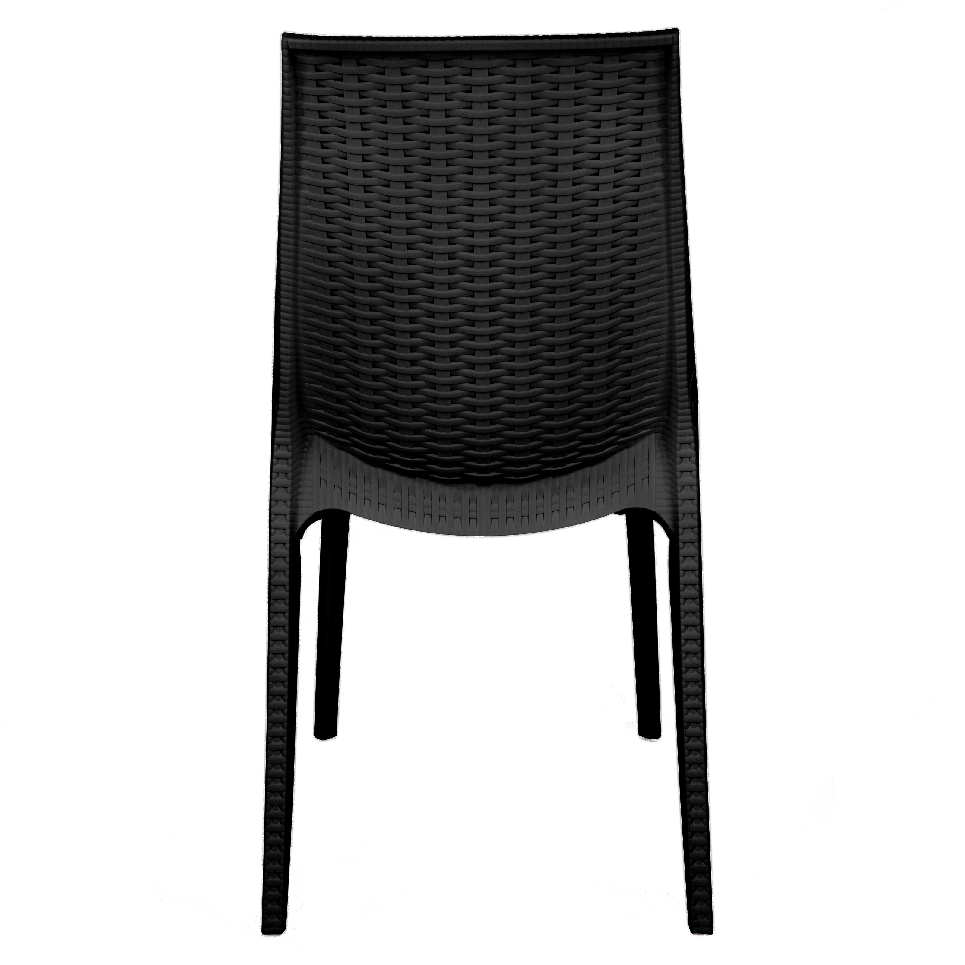 Anders Outdoor Patio Plastic Dining Chair