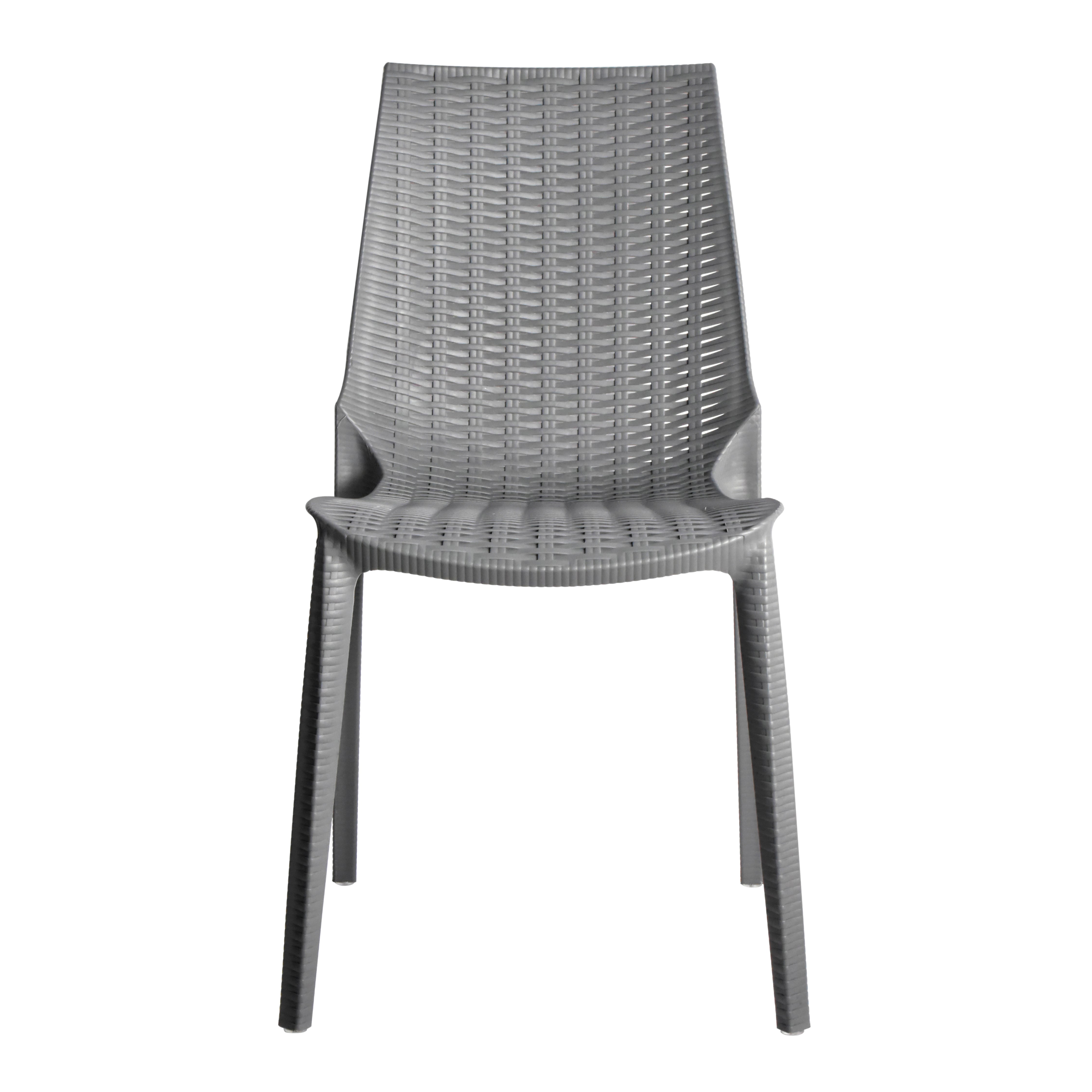 Anders Outdoor Patio Plastic Dining Chair