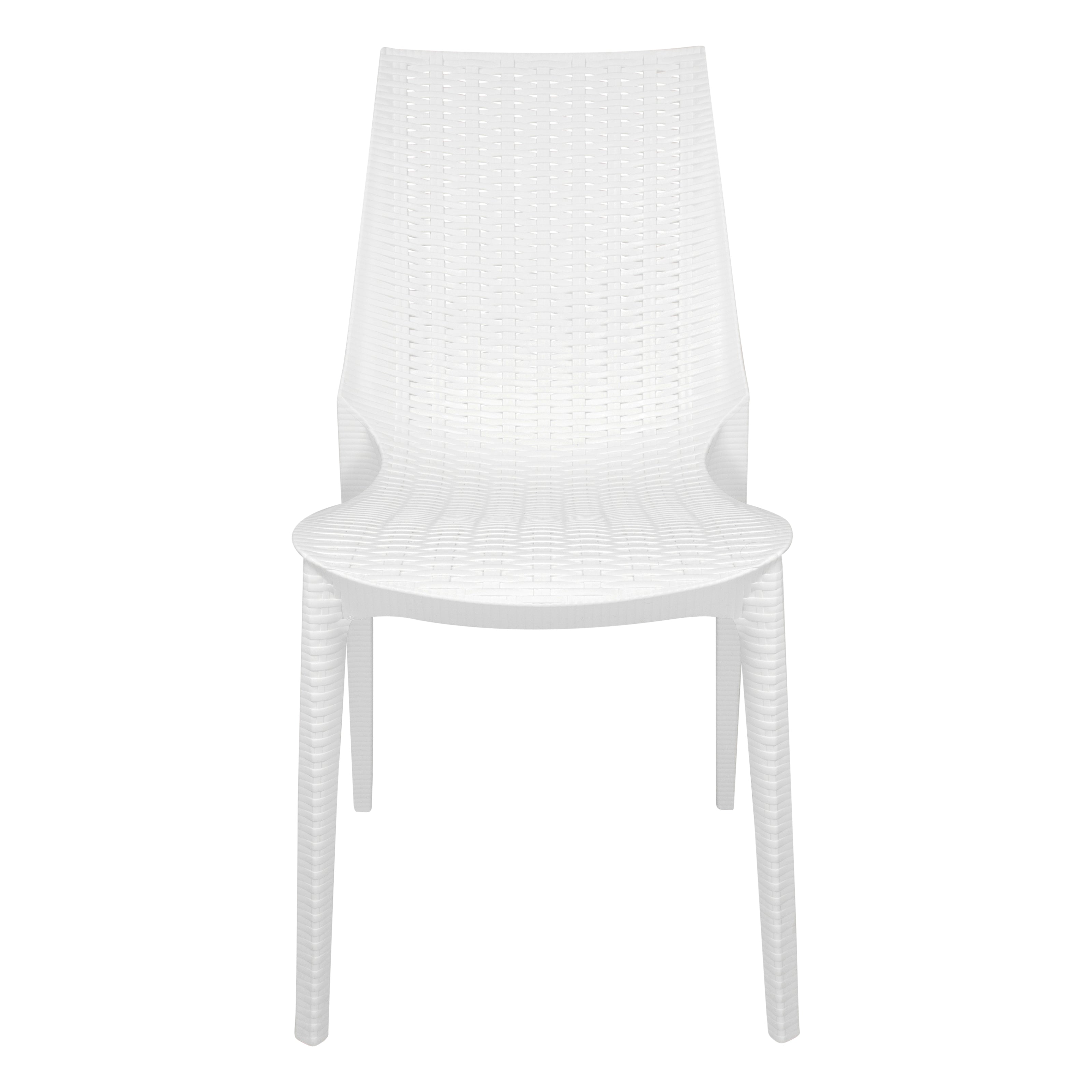 Anders Outdoor Patio Plastic Dining Chair