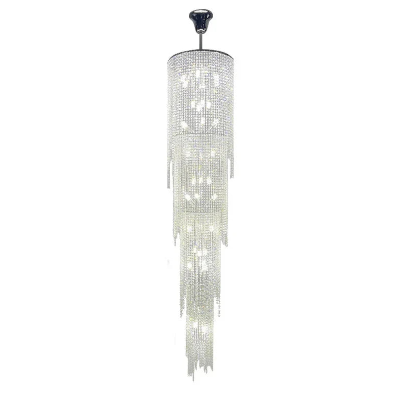 Kyra Real Crystal Staircase Chandelier