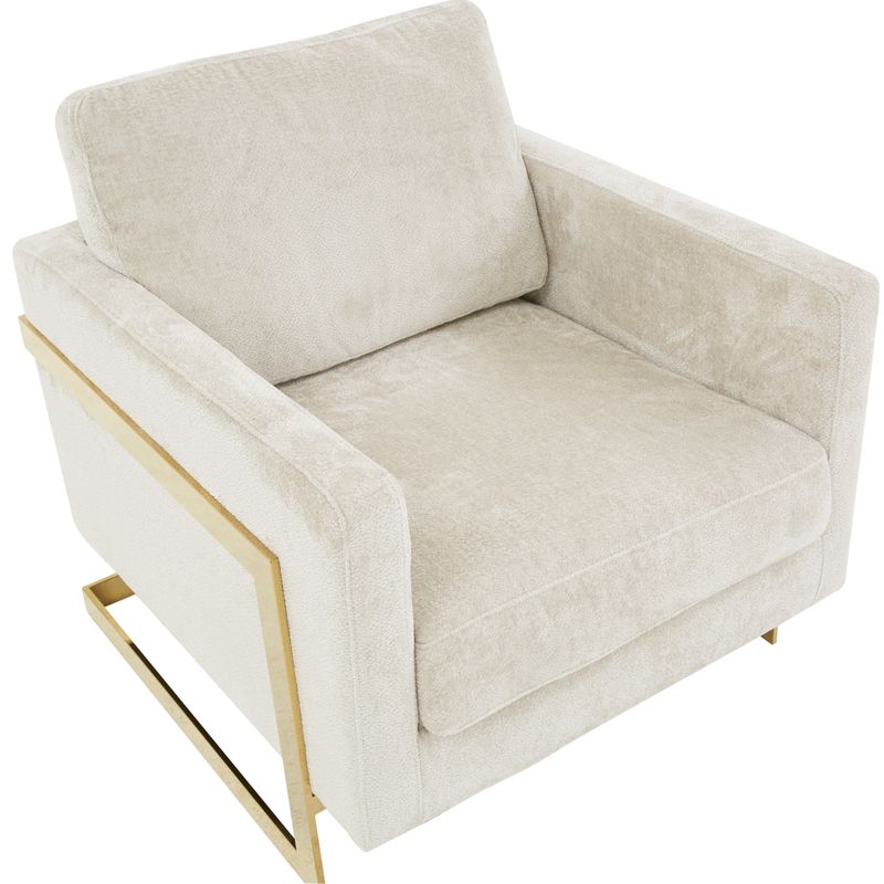 Elton Fabric Accent Armchair